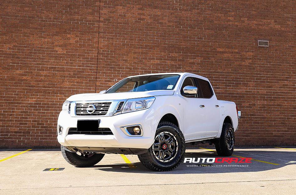 NISSAN NAVARA AB809 GLOSS BLACK MILLED